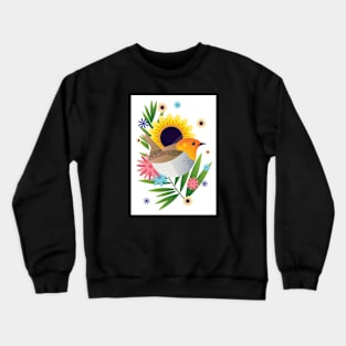 Tropical Robin Crewneck Sweatshirt